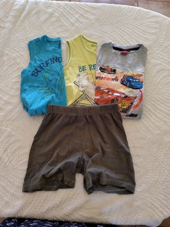 Lot été garçon 8 ans short t-shirt