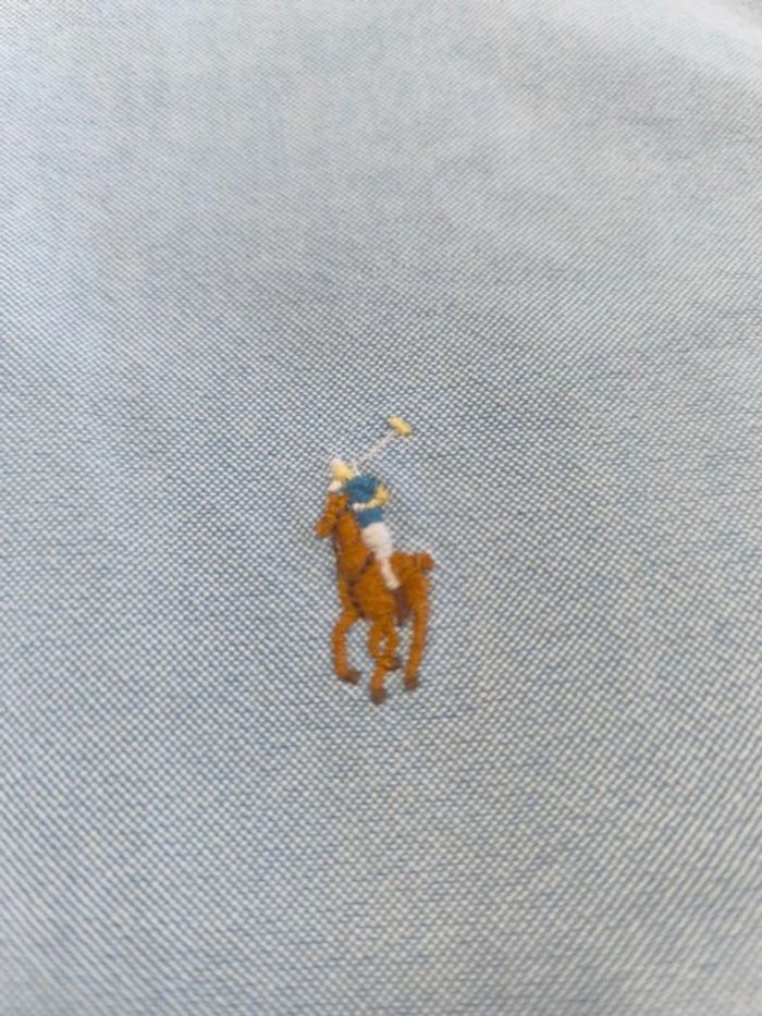 Chemise Ralph Lauren - Logo brodé premium - Bleu clair - Taille XL - photo numéro 7