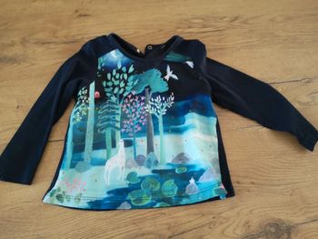 Tee shirt manches longues catimini 2 ans