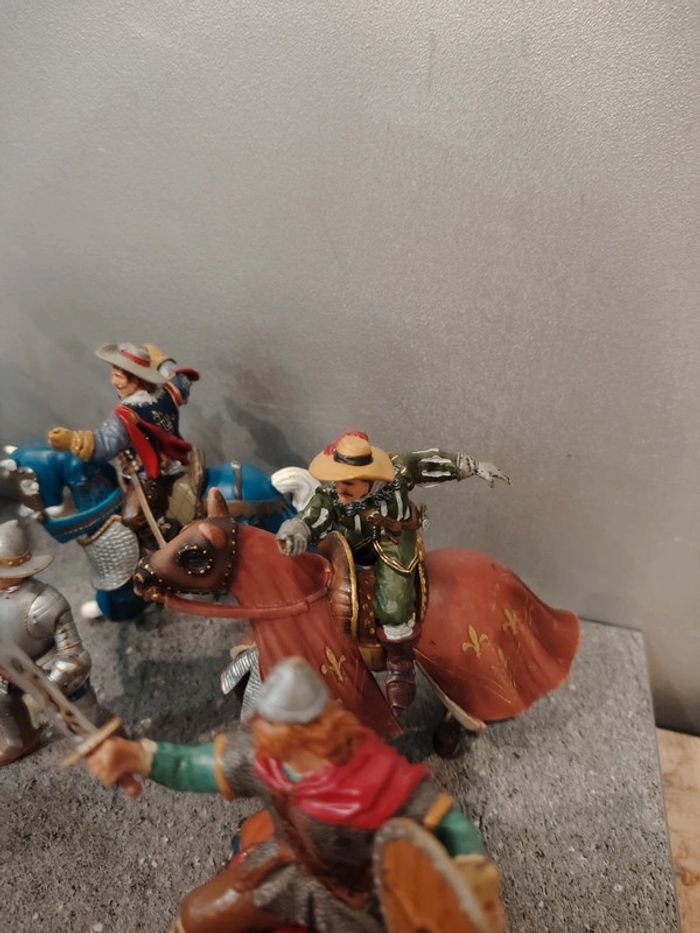 Lot figurines papo chevaux chevaliers - photo numéro 6