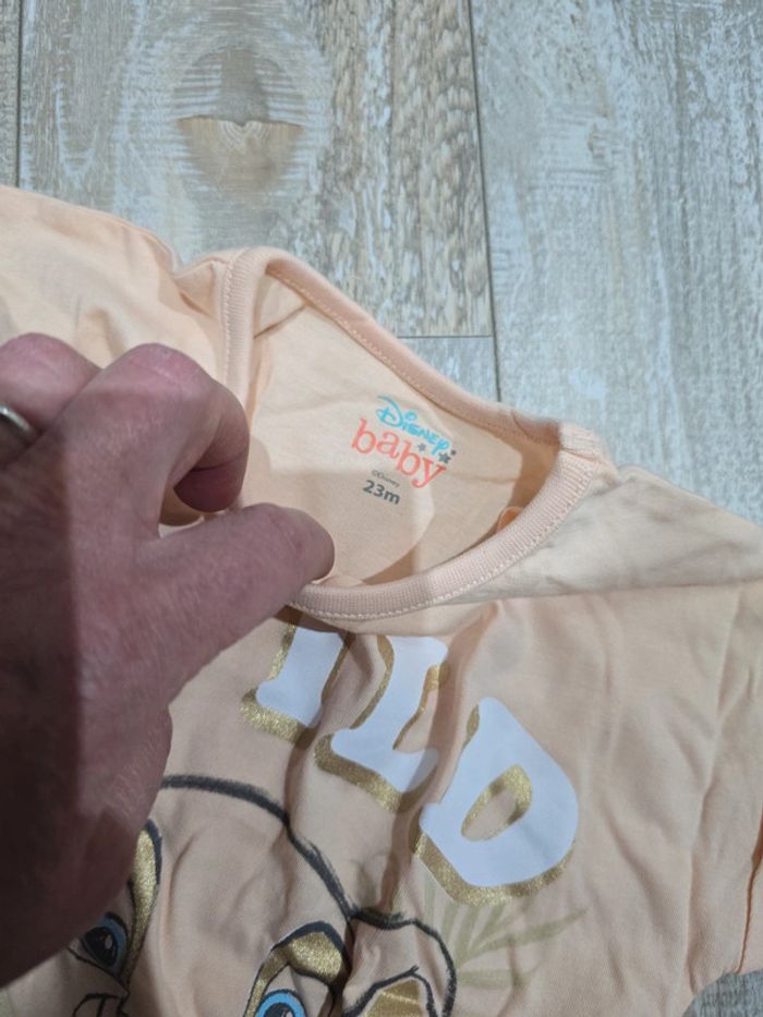 Ensemble 1 Tee-shirt et 2 shorts roi lion  #orianablfille2ans - photo numéro 7