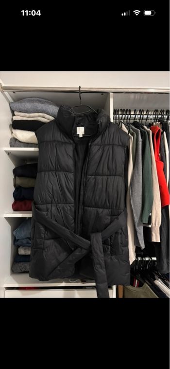 doudoune sans manches noir HM