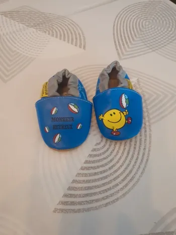 Chaussons cuir
