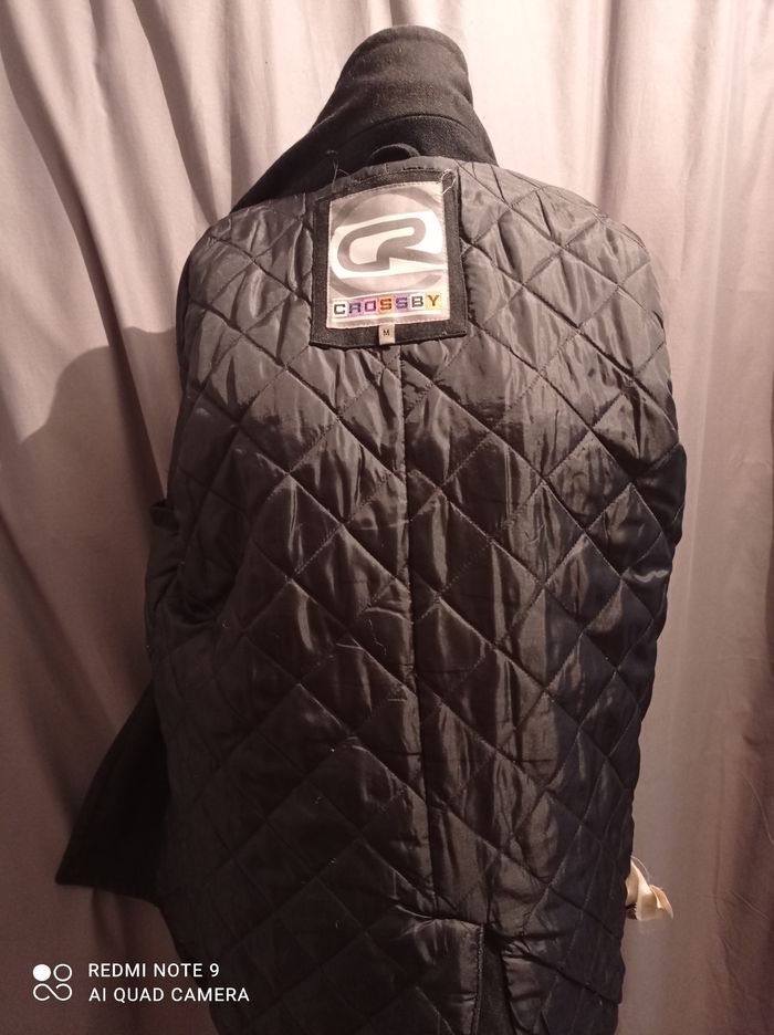 manteau noir de Crossby style caban 44 réf 978 P - photo numéro 7