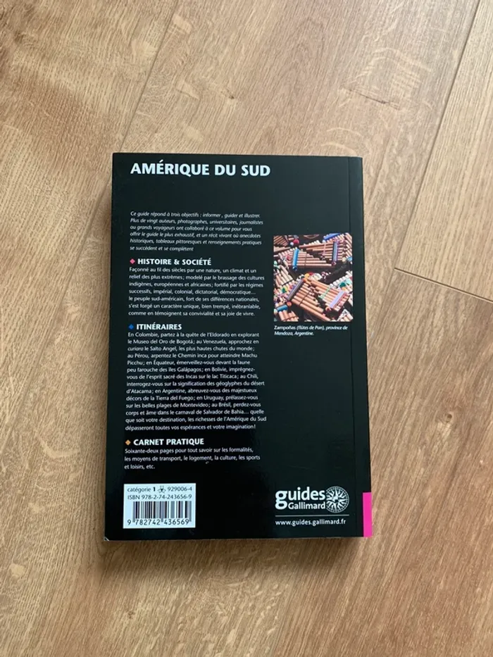 Guide, Gallimard, Amérique du Sud, bibliothèque du voyageur - photo numéro 2
