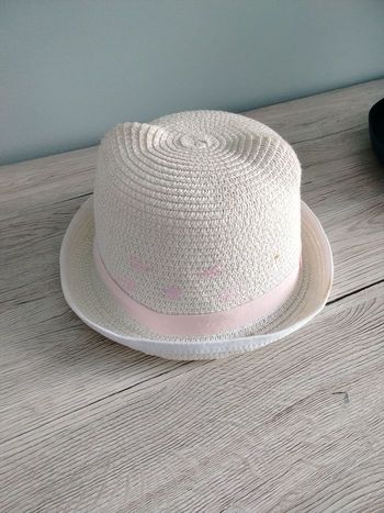 Chapeau borsalino en forme de tête de chat fille taille 50