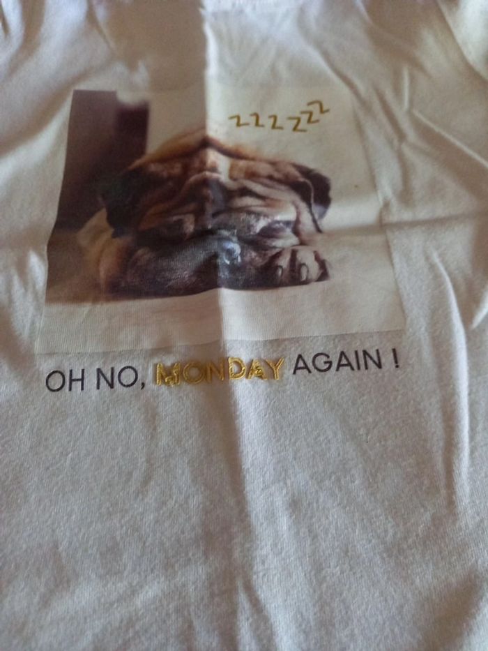 Tee shirt manche courte blanc - photo numéro 2