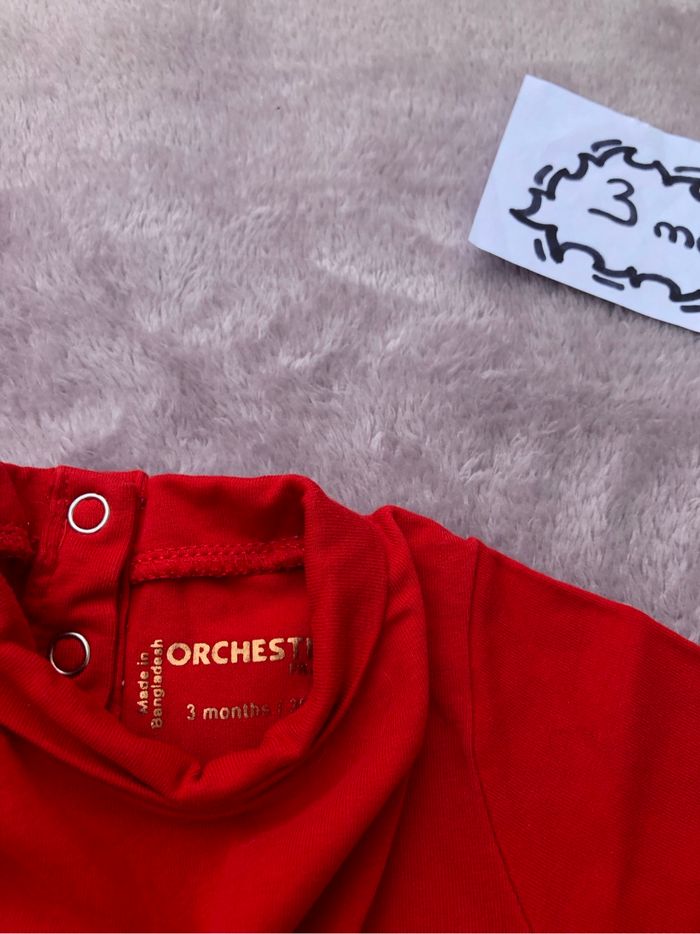 T- shirt à manches longues - 3 mois (60 cm) - Orchestra - photo numéro 4
