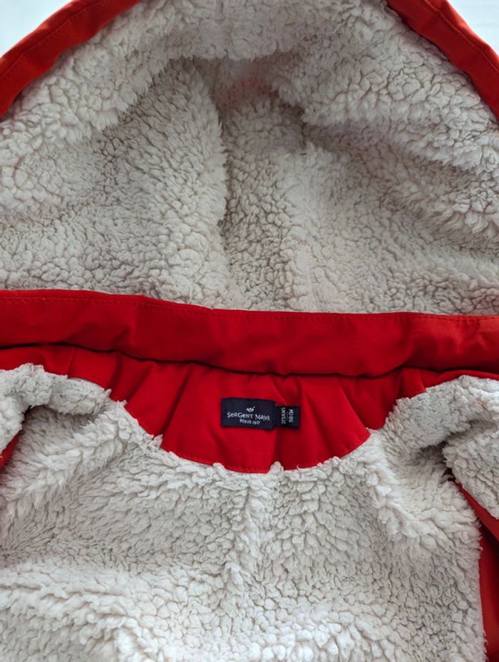 Doudoune rouge chaude à capuche – Taille 2-3 ans /98 cm – Très bon état - photo numéro 5