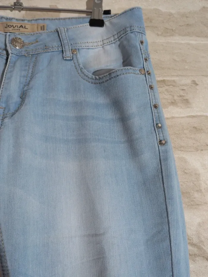 Pantalon Jovial Jean – Taille L – Bleu clair - photo numéro 2