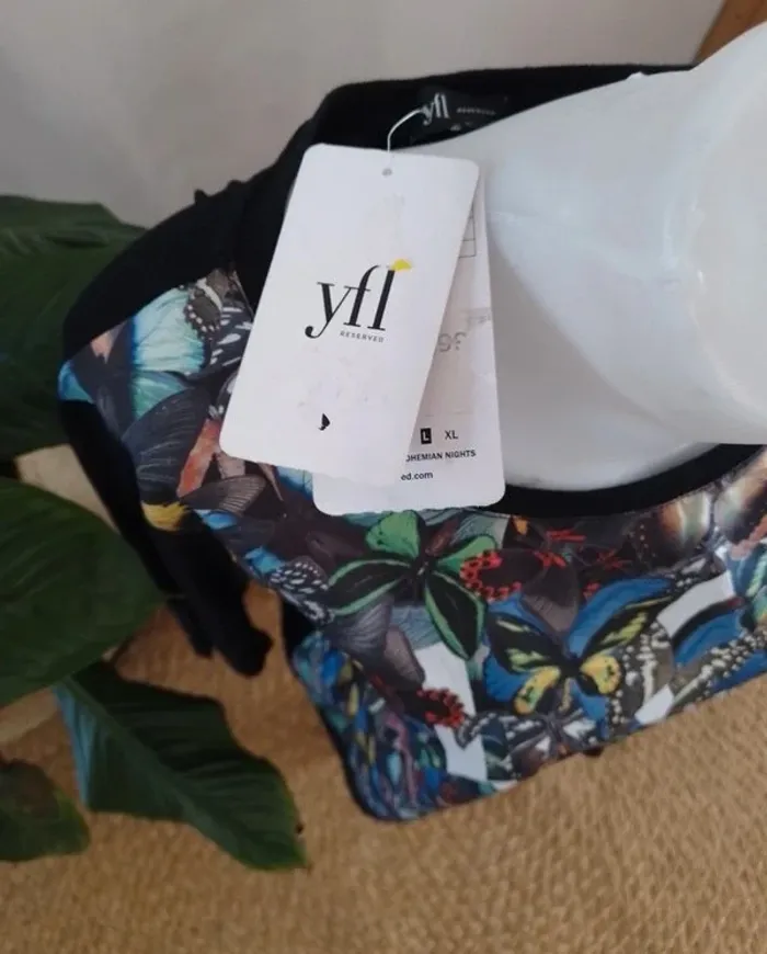 tunique devant fluide taille L YFJ Reserved viscose et polyester - photo numéro 9