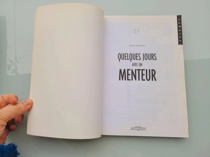 BD EO Quelques jours avec un Menteur, Etienne Davodeau, Éditions Delcourt (28) - photo numéro 2