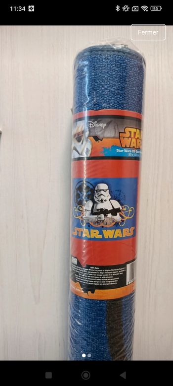 Grand tapis star wars neuve jamais déballer 