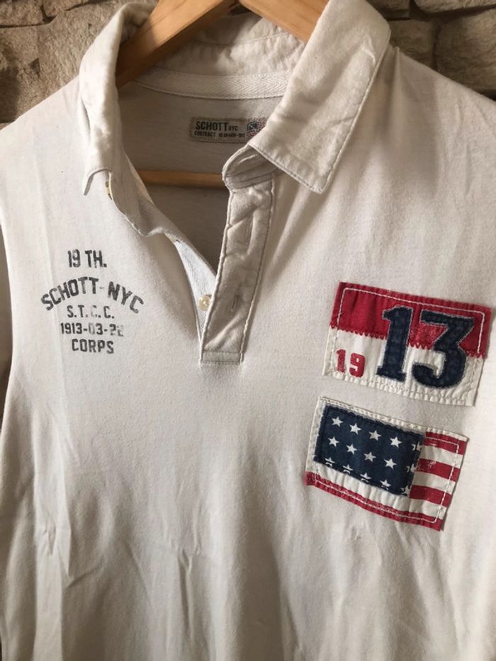 Polo Schott taille S Neuf - photo numéro 2
