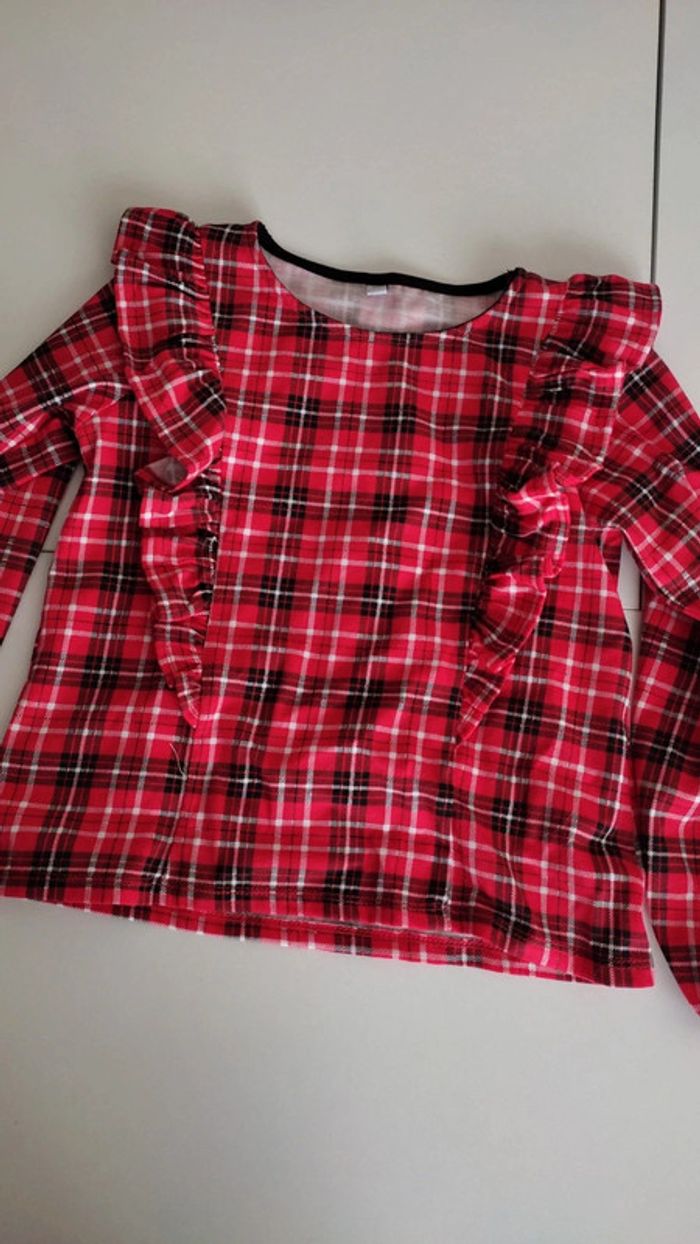 Blouse à carreaux T.6 ans - photo numéro 2