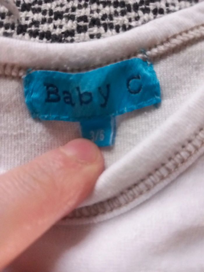 Sweat taille 3/6mois baby c - photo numéro 2