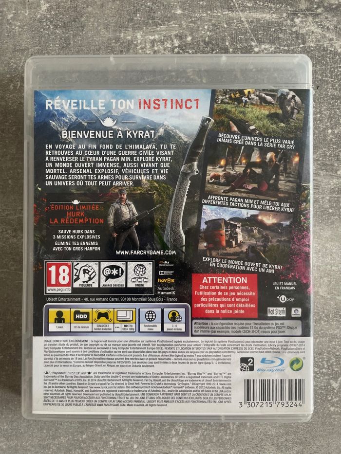 Jeu pour Sony PS3, Farcry 4, édition limitée en français. - photo numéro 3
