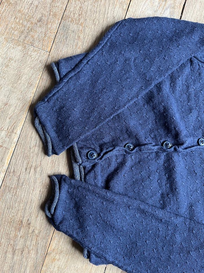 Gilet marine Petit Bateau 4 ans - photo numéro 4