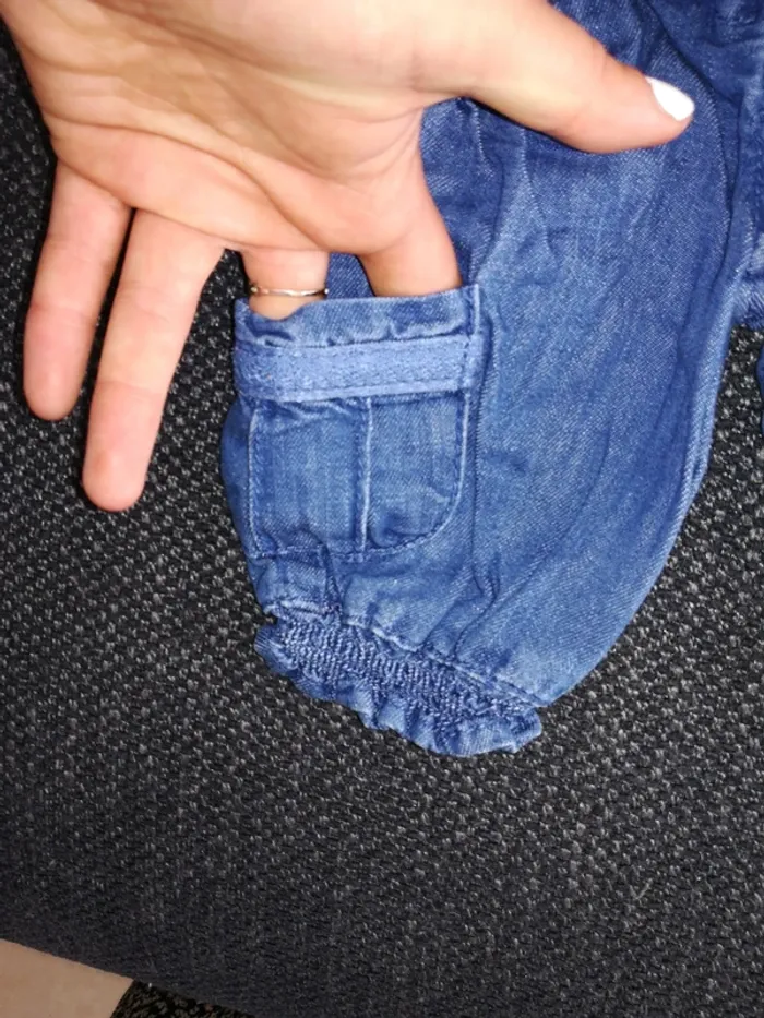 Lot de 2 jolis pantalons, bébé fille, 3mois - photo numéro 6
