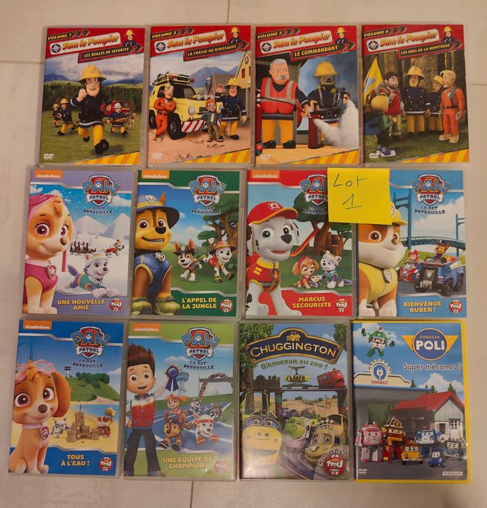 DVD Enfants en lot