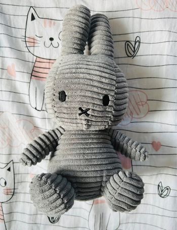 Nijntje miffy peluche grise 24 cm 🧸