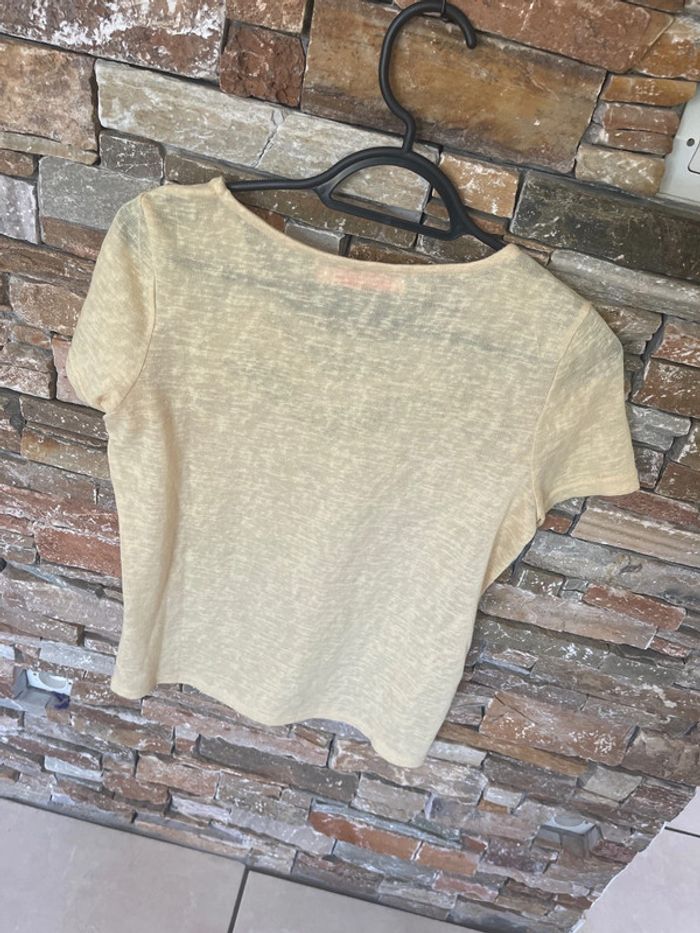 TEE shirt jaune - photo numéro 2