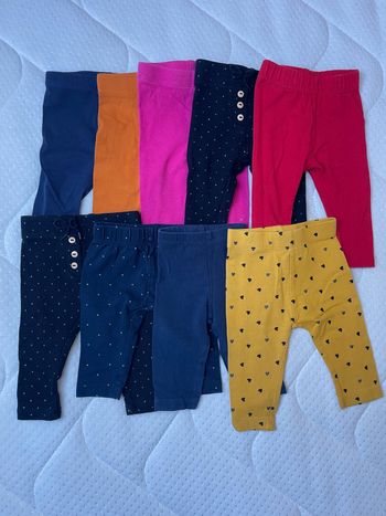 Lot de leggings fille 3 mois