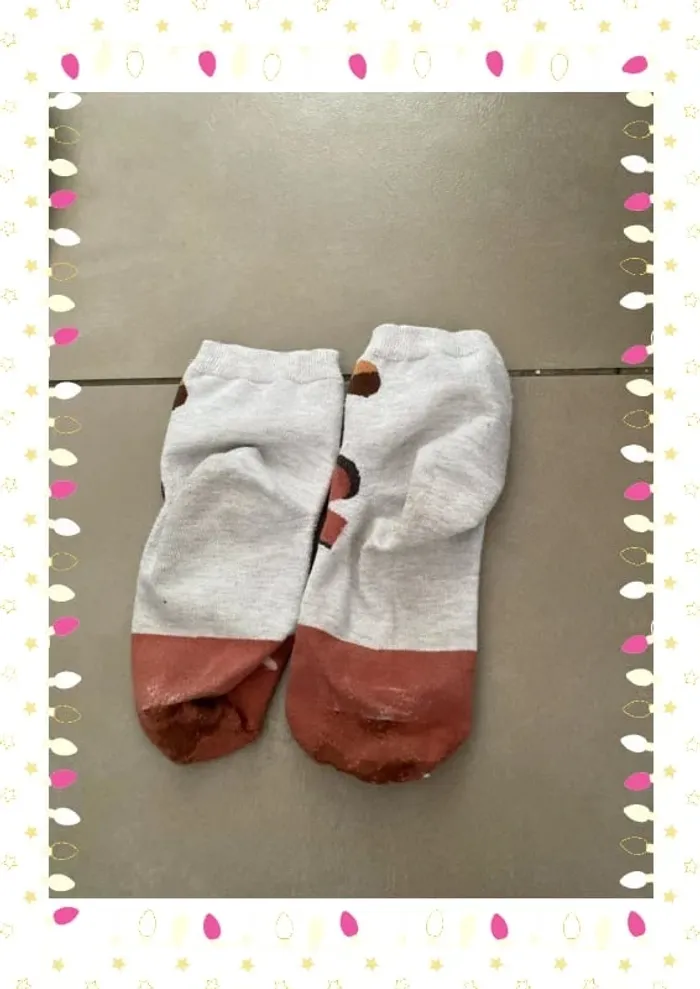 🧦 Chaussettes enfant écureuil & noisettes – Trop craquantes ! - photo numéro 5