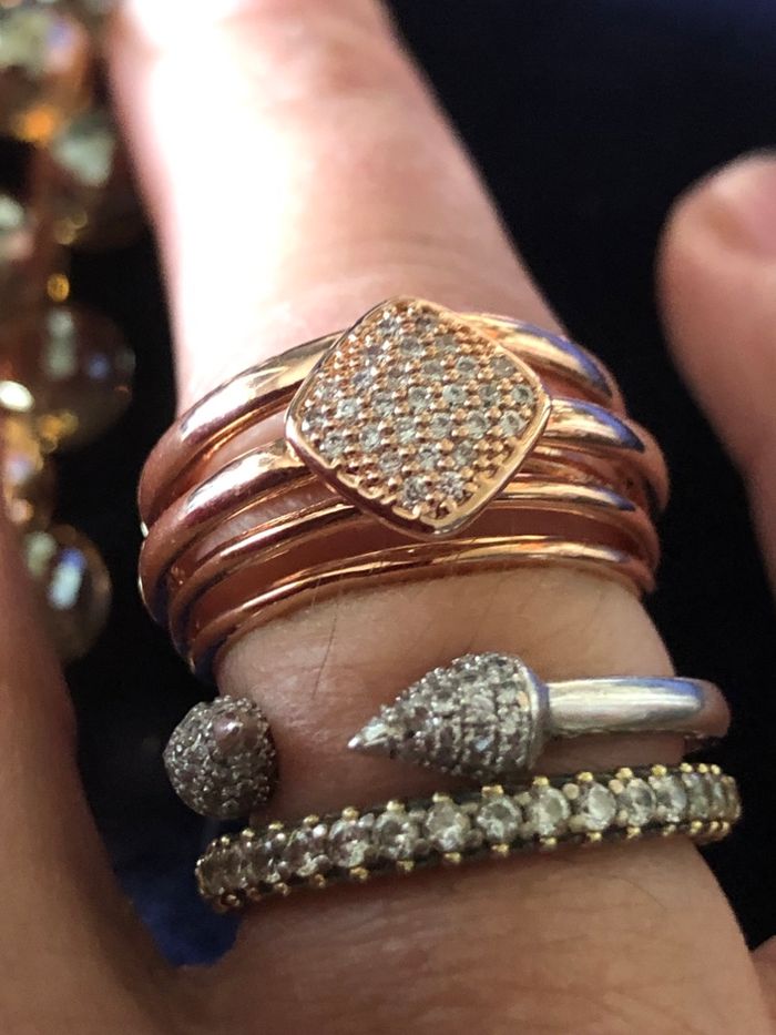 Parure  collier Agatha bague coussin - photo numéro 9