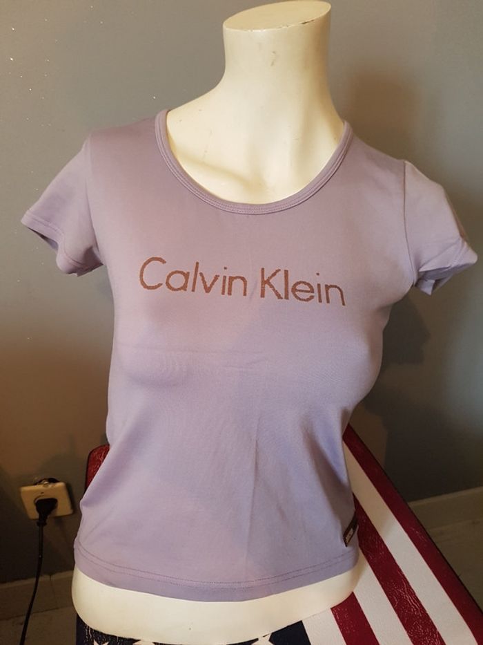 Tee shirt mauve