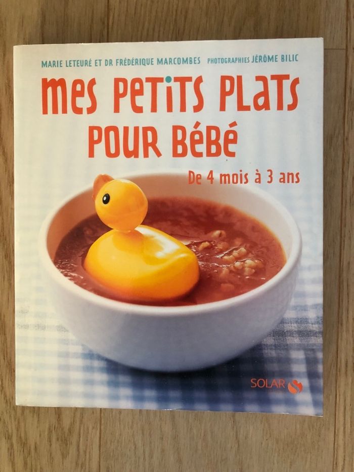 Livre de recettes pour bb neuf