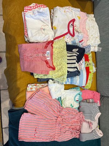 Lot vertement fille 6 mois été 