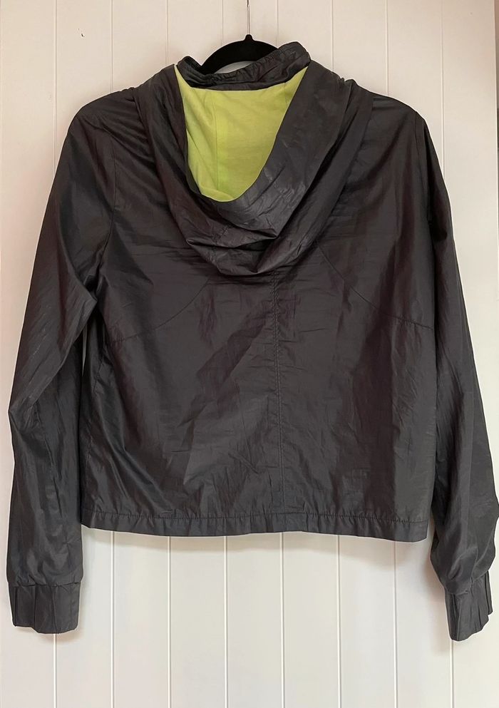 Blouson bleu/gris foncé á capuche - photo numéro 2