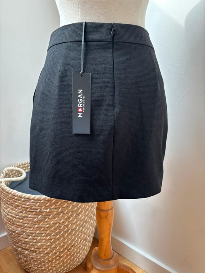 🖤 jupe à pinces noire  - Morgan - T40 NEUvE - photo numéro 8