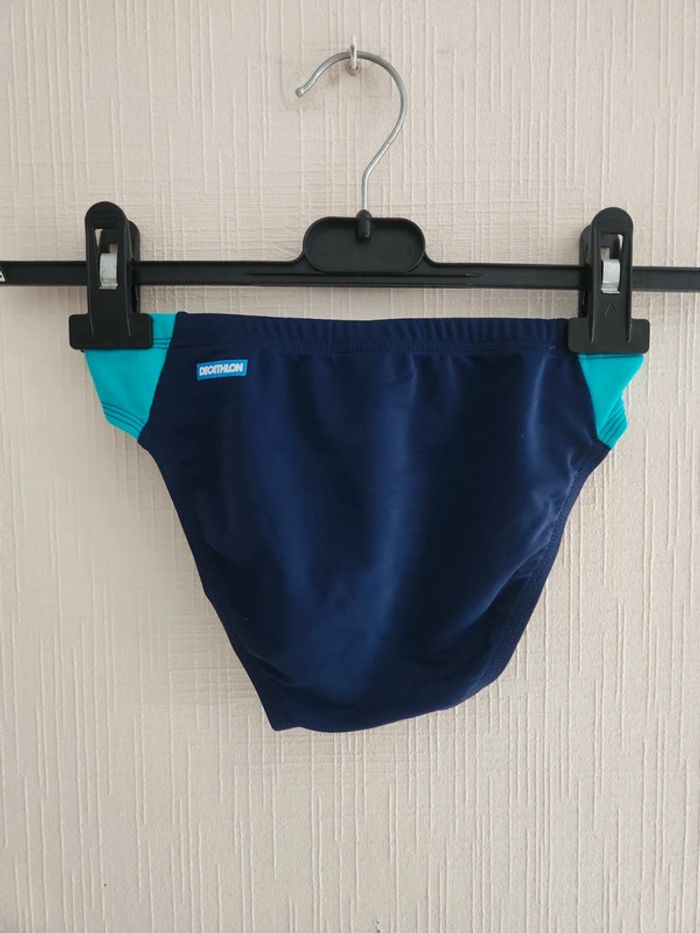 Maillot de bain Décathlon 12 ans bleu marine et turquoise - photo numéro 5