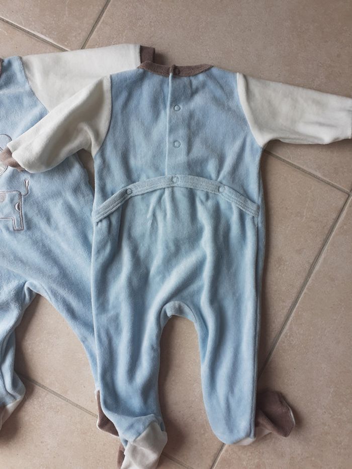 Lot de 2 pyjamas "kinousses" 3 mois - photo numéro 3