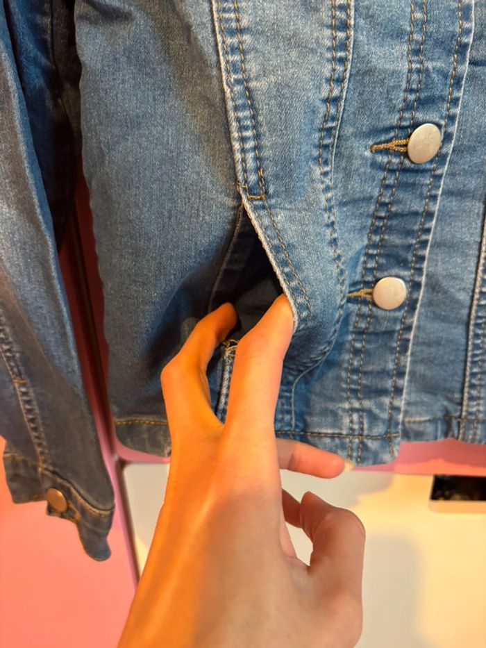 Blouson veste en jean Tissaia 6/7 ans - photo numéro 3