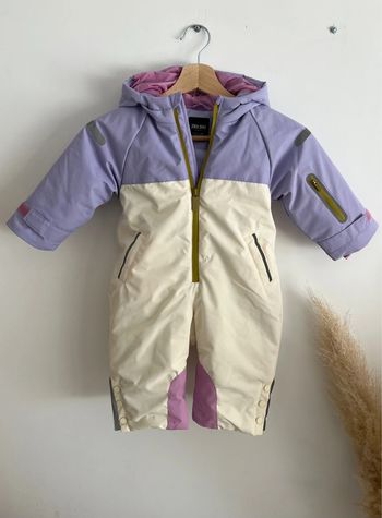 Combinaison de ski crème et lila Zara