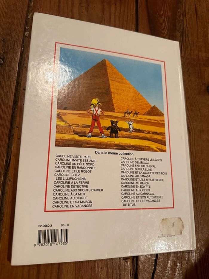 Caroline en Égypte pays des pharaons sphinx livre bd album Hachette vintage - photo numéro 2