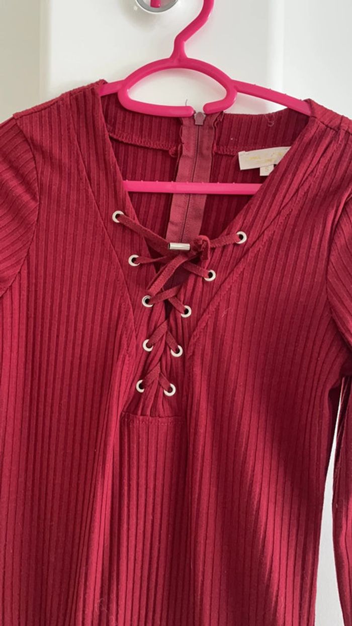 Combipantalon bordeaux - photo numéro 2