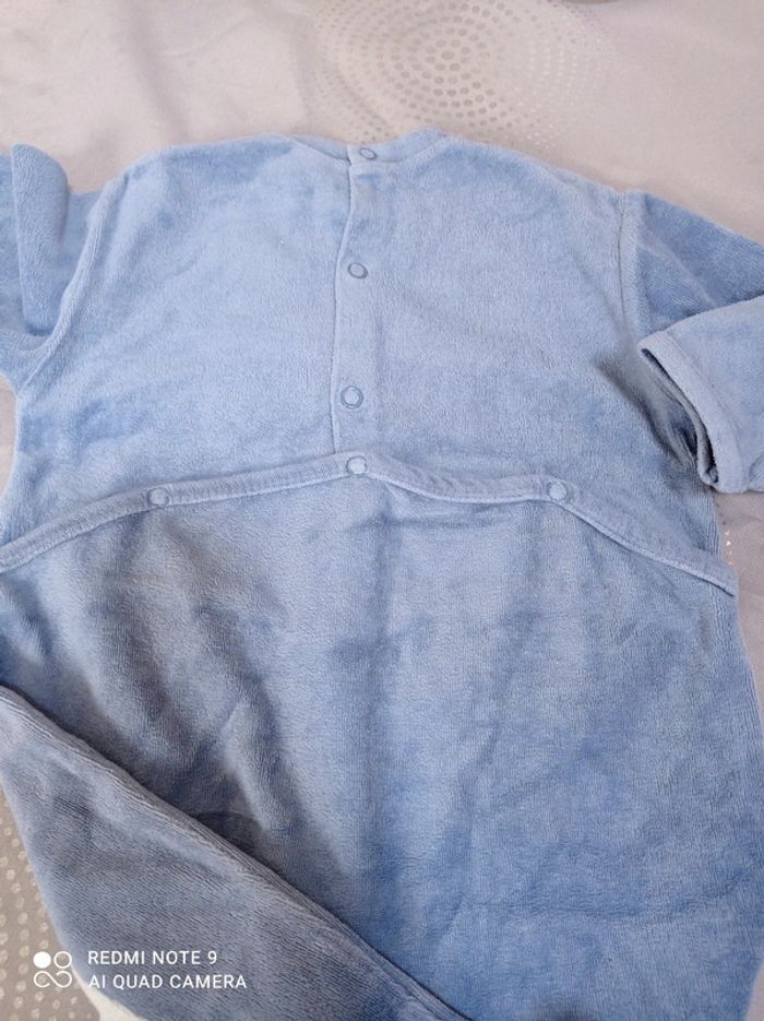 Pyjama velours bleu - photo numéro 4