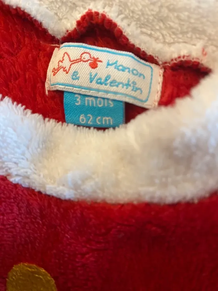 Pyjama robe noël 3 mois - photo numéro 2