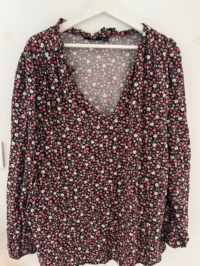 Blouse, fleurie, Kiabi, taille XXL - photo numéro 3