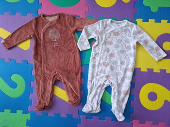 Lot de 2 pyjamas velours Orchestra 9m