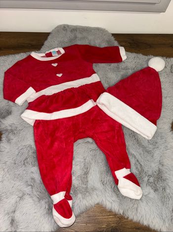 Pyjama de Noël bébé fille - 6 mois - Tex Baby