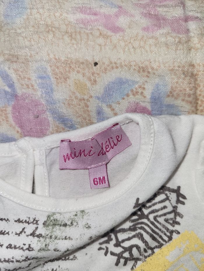 Tee-shirt fille 6 mois - photo numéro 2