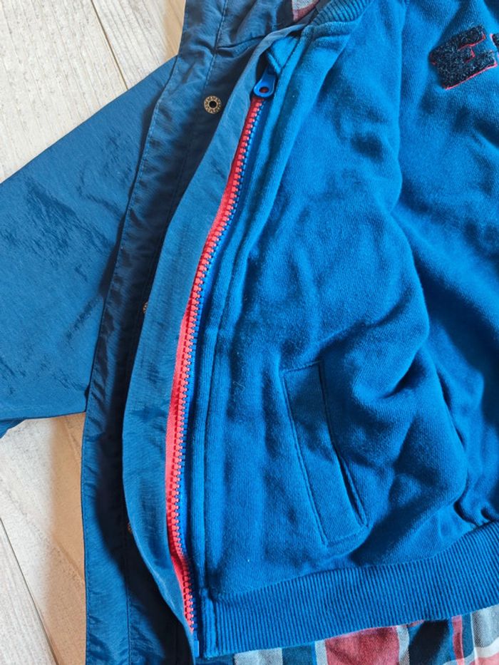 Veste de pluie 2 en 1 avec gilet intégré 4 ans - photo numéro 3
