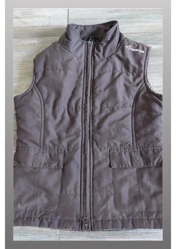 Veste sans manches fouganza décathlon marron 10 ans