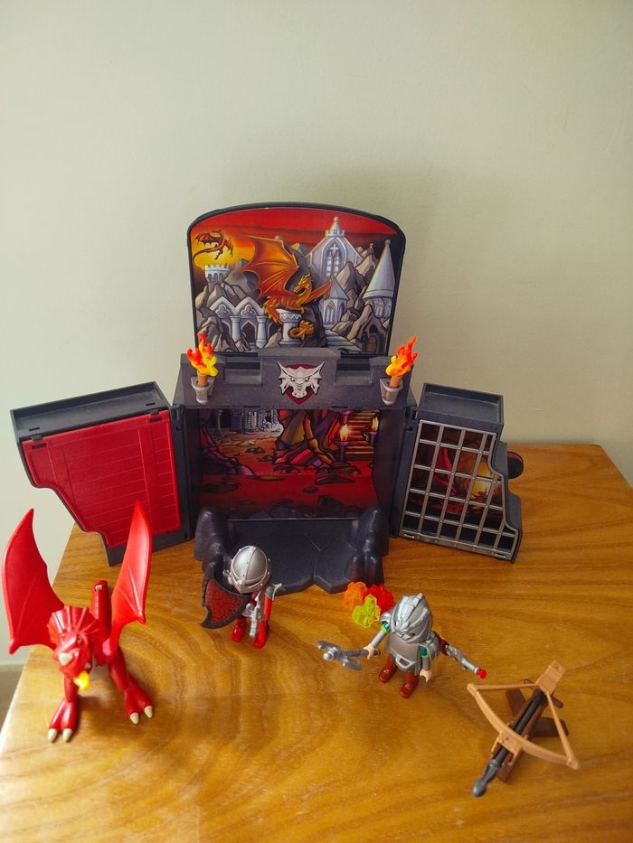 Prison avec guerrier et dragon Playmobil - photo numéro 2