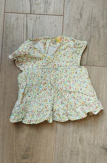 Blouse fleurie Culbuto 6 mois
